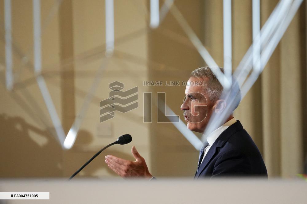 PM Mark Carney Holds Press Conference - London