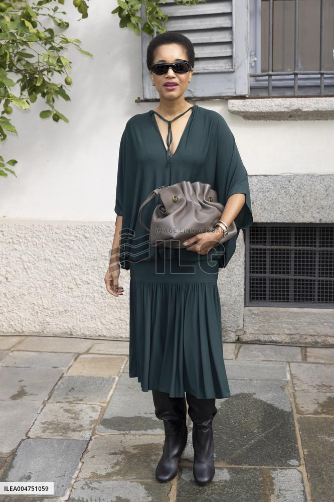 MFW Ferragamo Arrivals MP