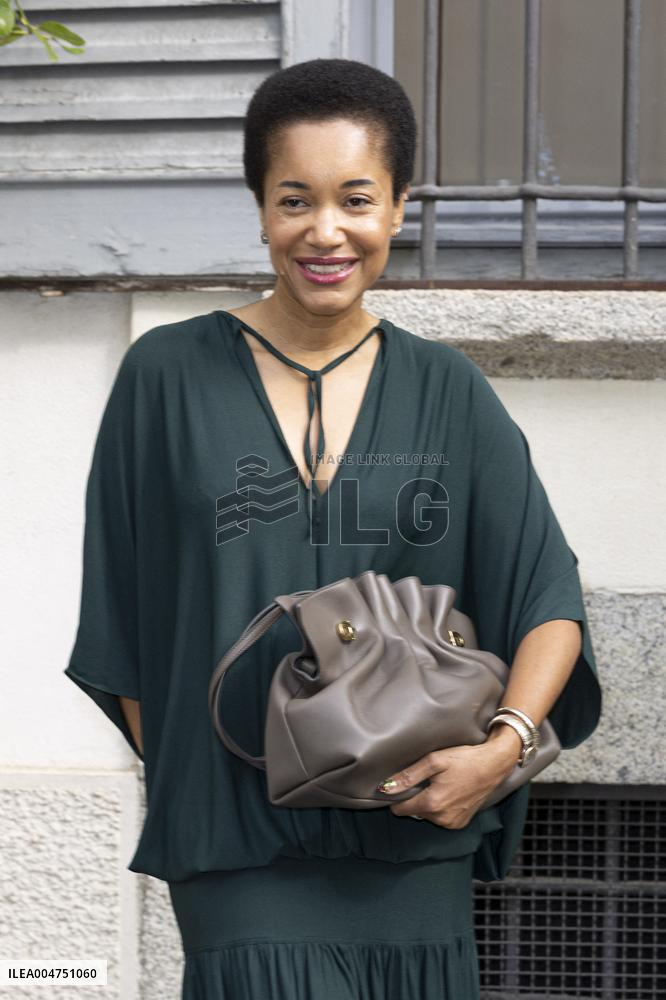 MFW Ferragamo Arrivals MP