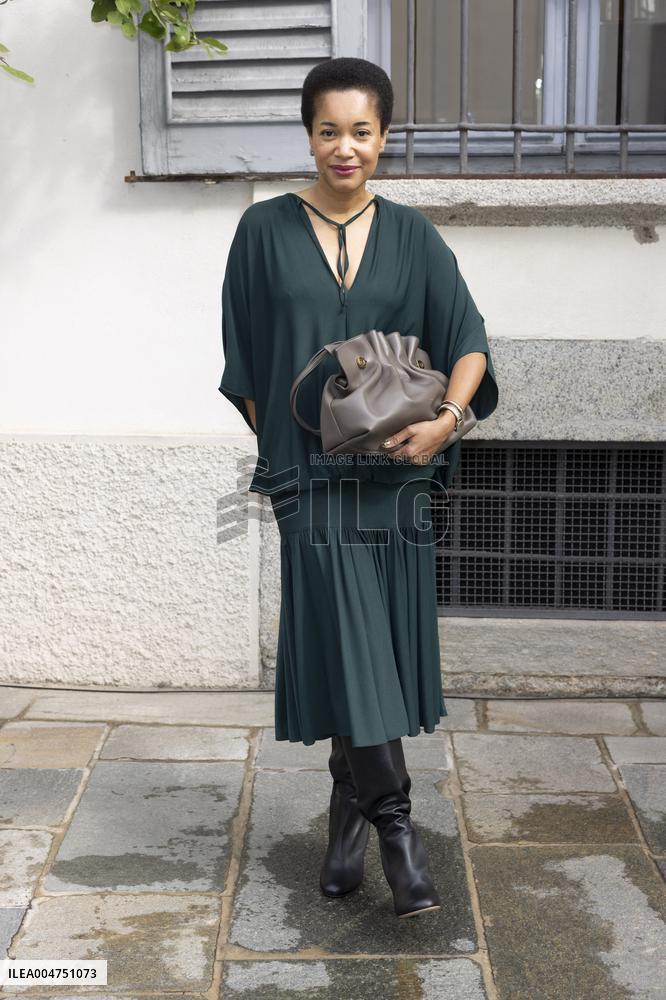 MFW Ferragamo Arrivals MP