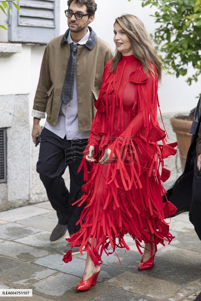 MFW Ferragamo Arrivals MP