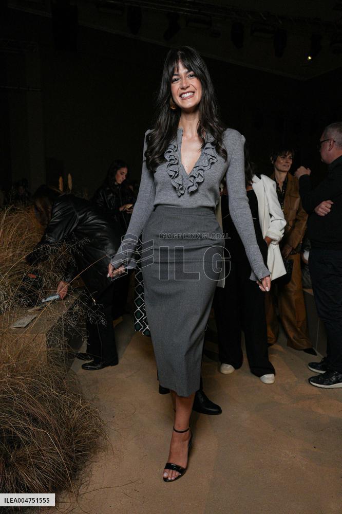 MFW - Guests At Luisa Spagnoli Fashion Show