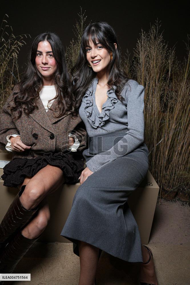 MFW - Guests At Luisa Spagnoli Fashion Show