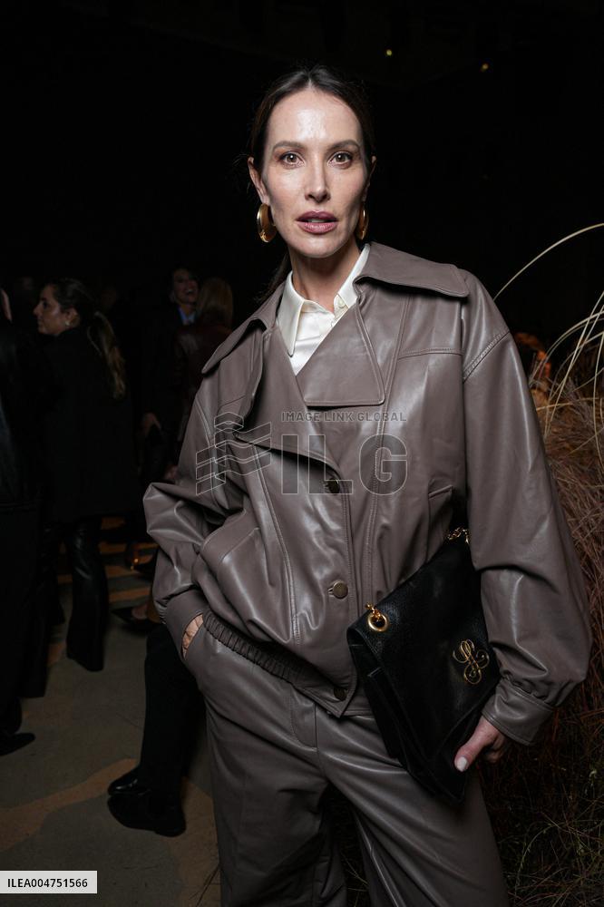 MFW - Guests At Luisa Spagnoli Fashion Show