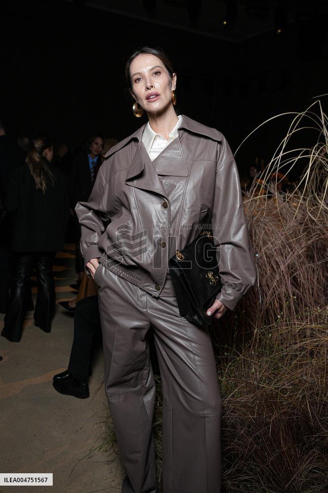 MFW - Guests At Luisa Spagnoli Fashion Show