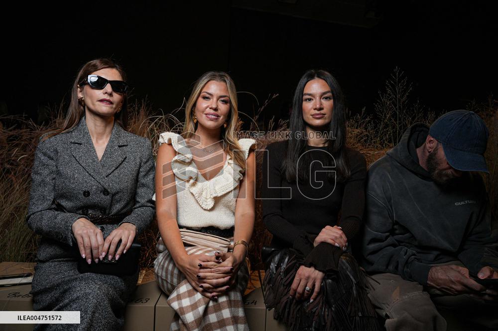 MFW - Guests At Luisa Spagnoli Fashion Show