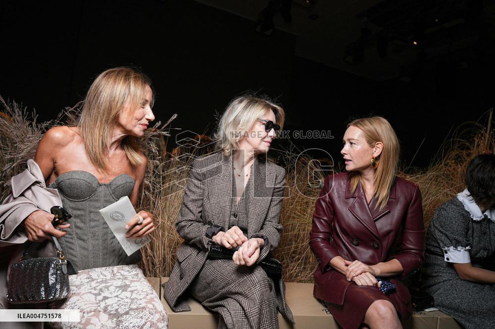 MFW - Guests At Luisa Spagnoli Fashion Show