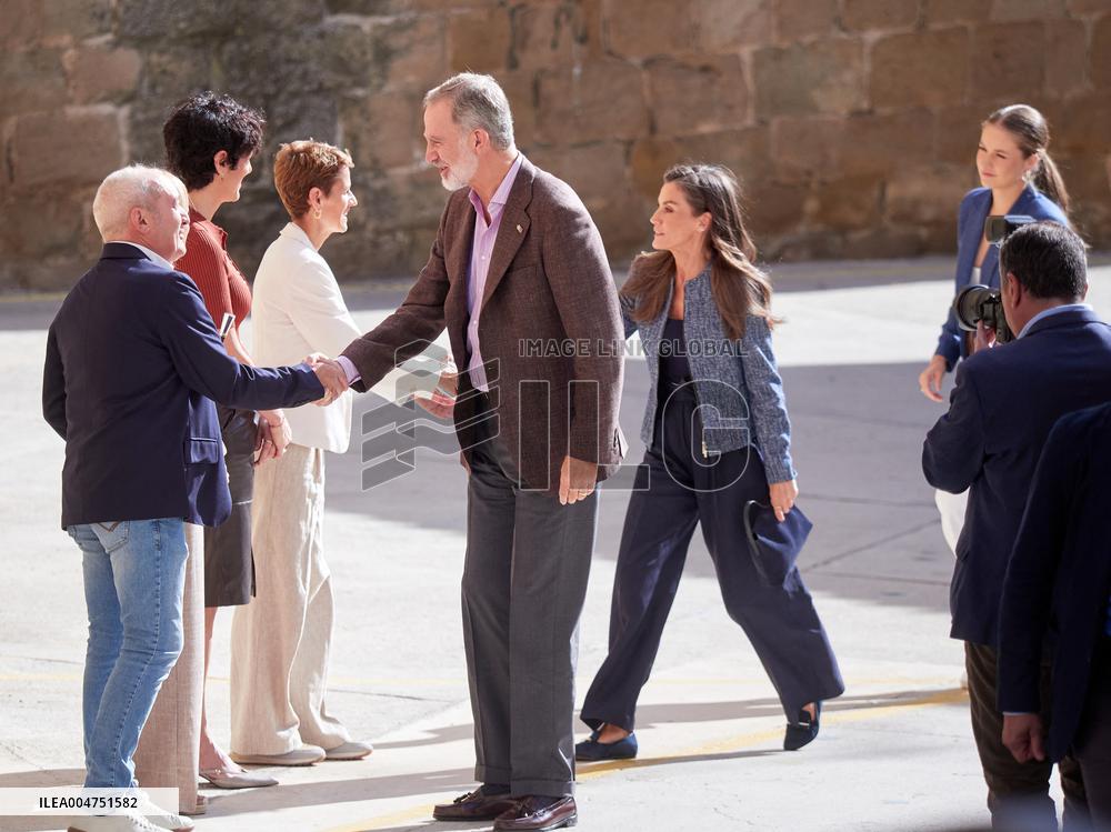 Spanish Royals Visit Navarra - Day 2