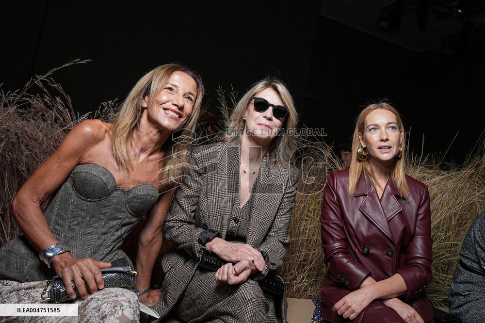 MFW - Guests At Luisa Spagnoli Fashion Show