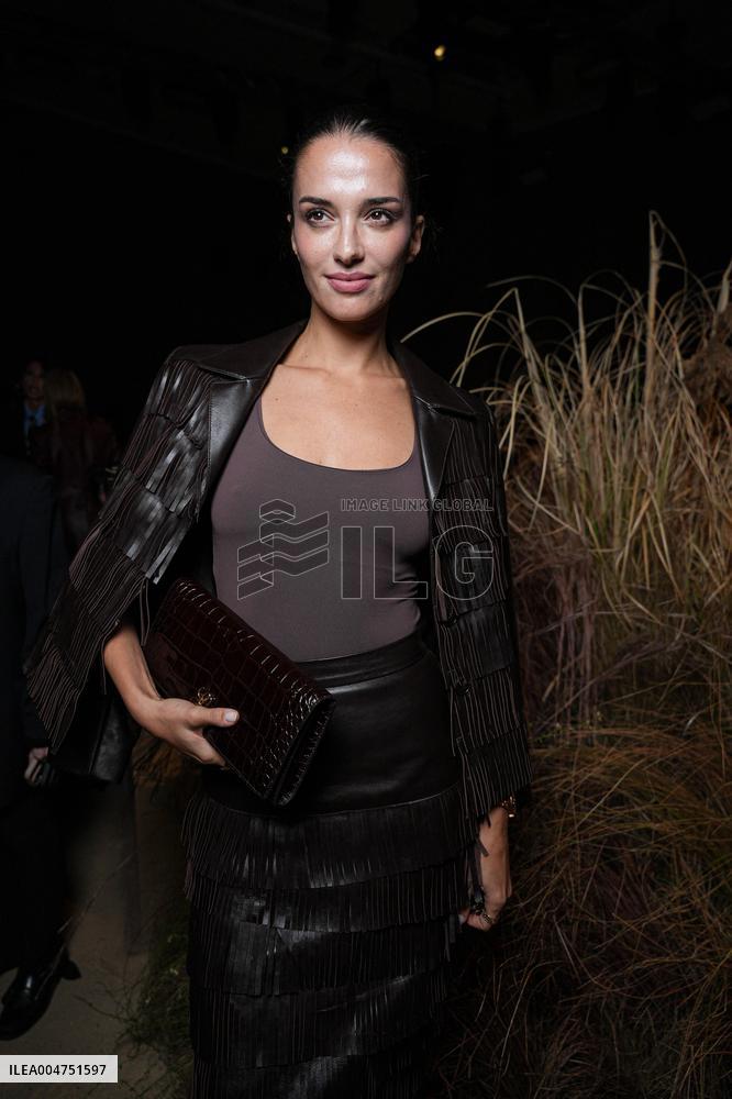 MFW - Guests At Luisa Spagnoli Fashion Show