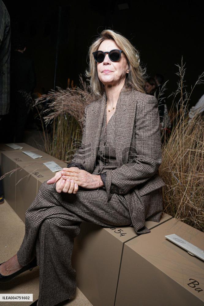 MFW - Guests At Luisa Spagnoli Fashion Show