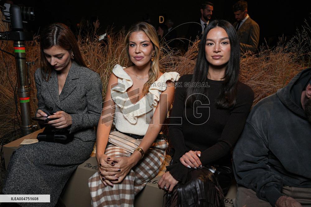 MFW - Guests At Luisa Spagnoli Fashion Show