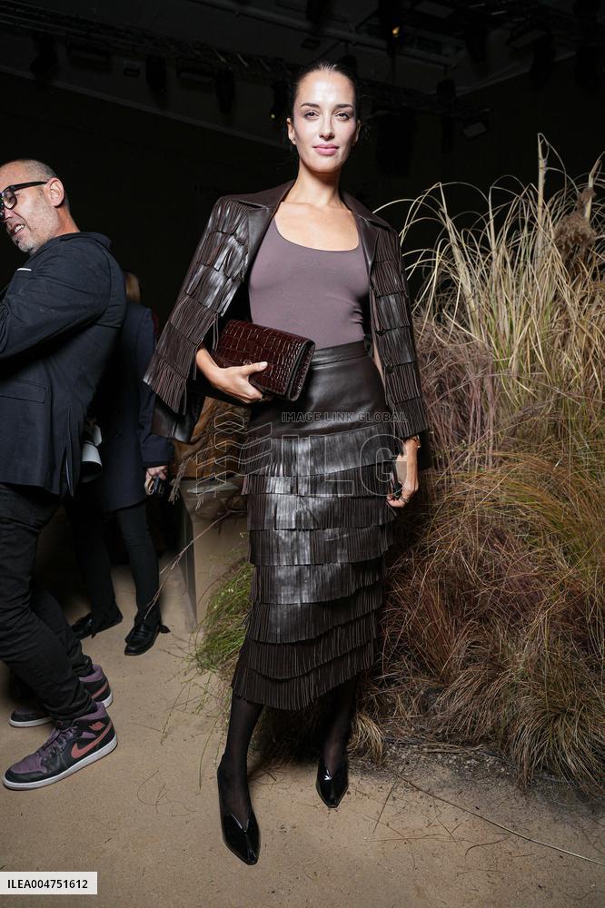 MFW - Guests At Luisa Spagnoli Fashion Show