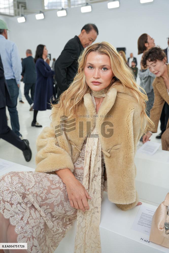 MFW - Guests At Ermanno Scervino Fashion Show