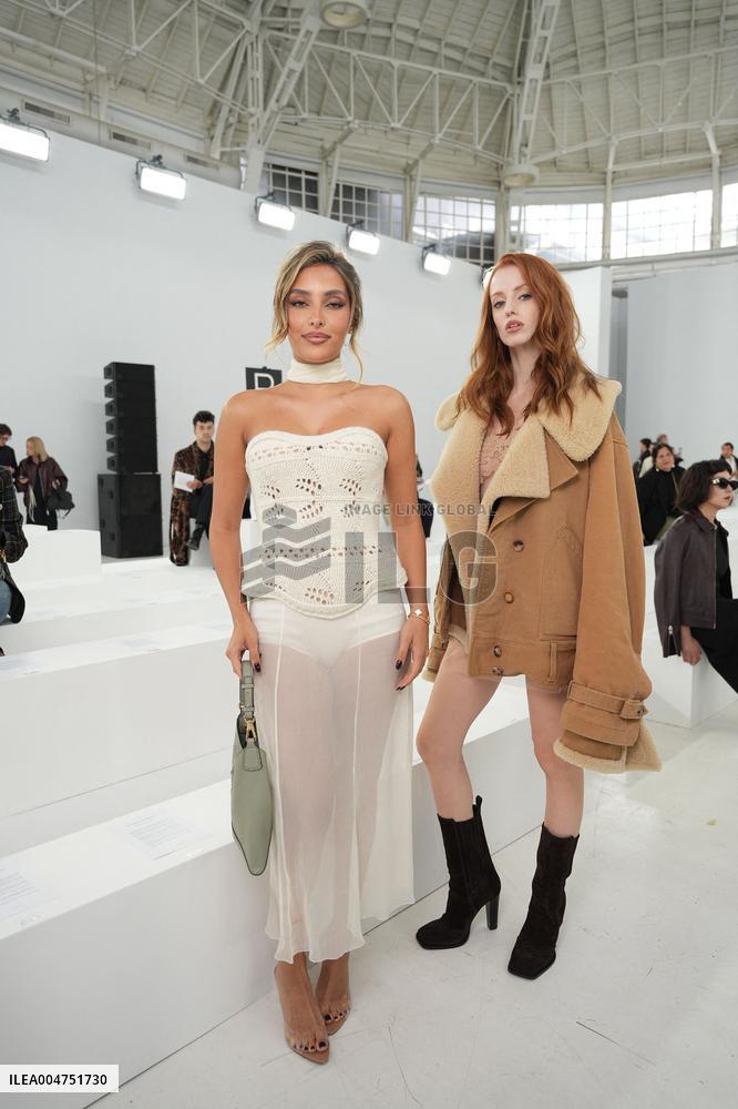 MFW - Guests At Ermanno Scervino Fashion Show