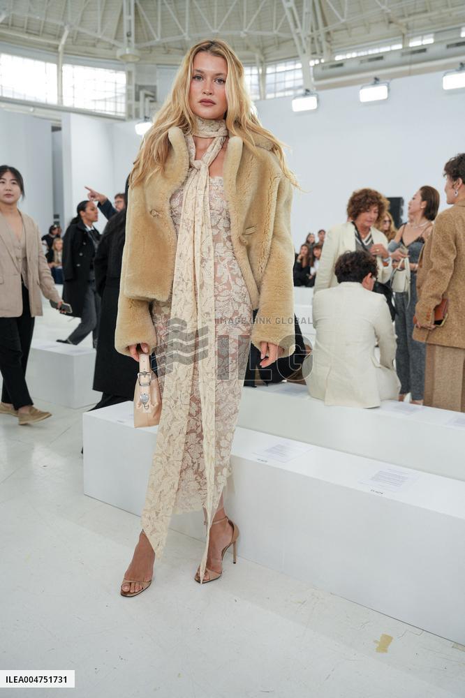 MFW - Guests At Ermanno Scervino Fashion Show