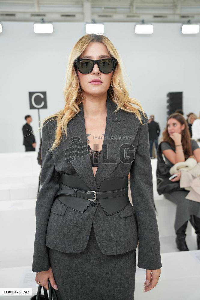 MFW - Guests At Ermanno Scervino Fashion Show