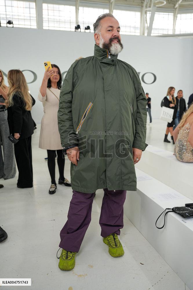 MFW - Guests At Ermanno Scervino Fashion Show