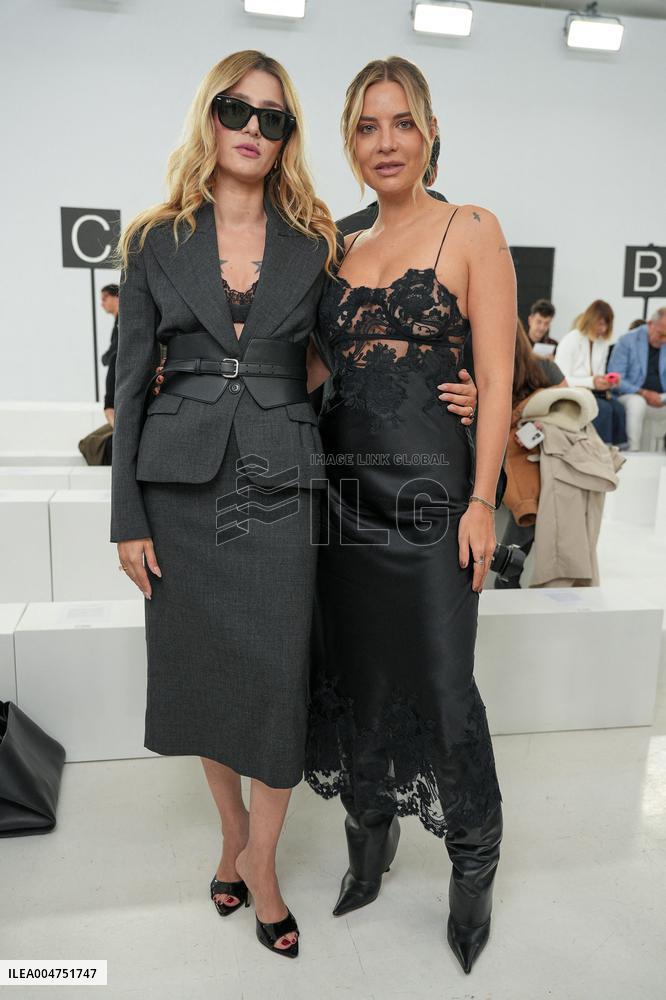 MFW - Guests At Ermanno Scervino Fashion Show