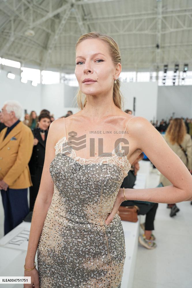 MFW - Guests At Ermanno Scervino Fashion Show