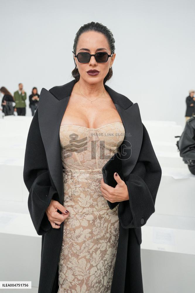 MFW - Guests At Ermanno Scervino Fashion Show