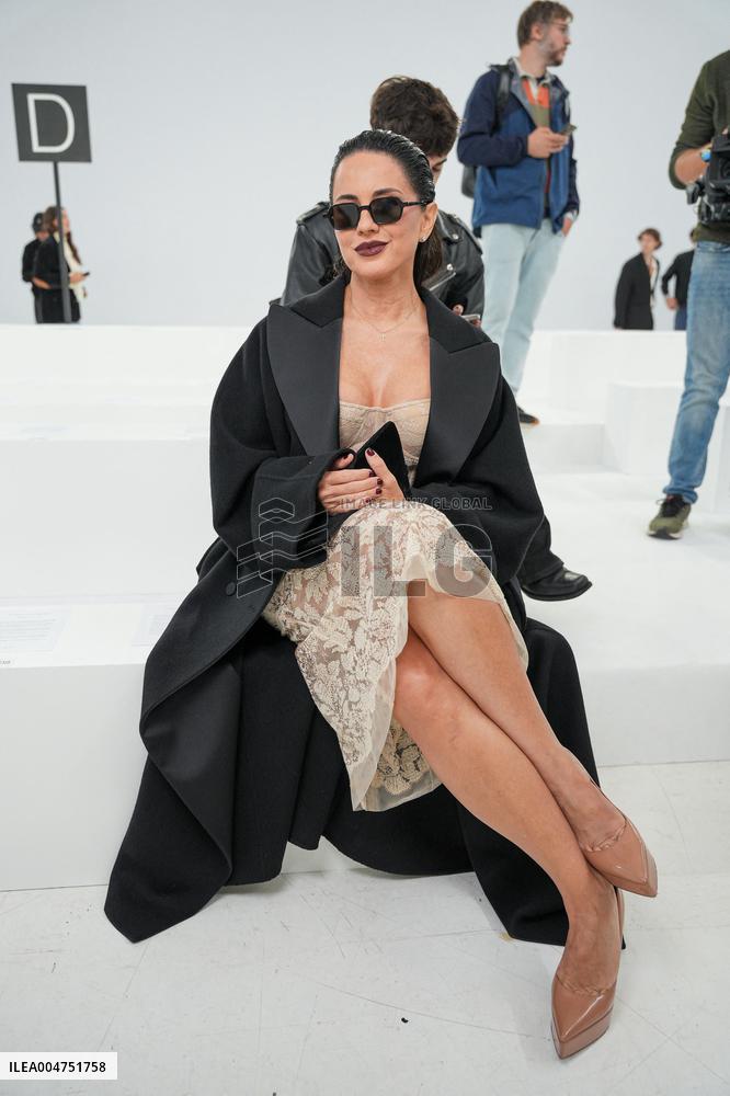 MFW - Guests At Ermanno Scervino Fashion Show