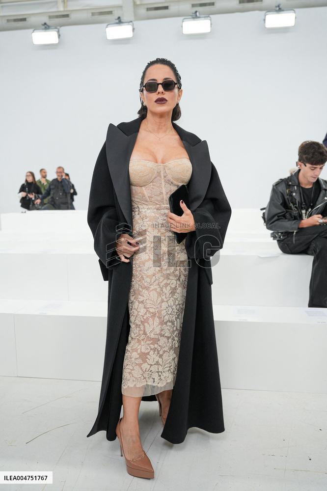 MFW - Guests At Ermanno Scervino Fashion Show