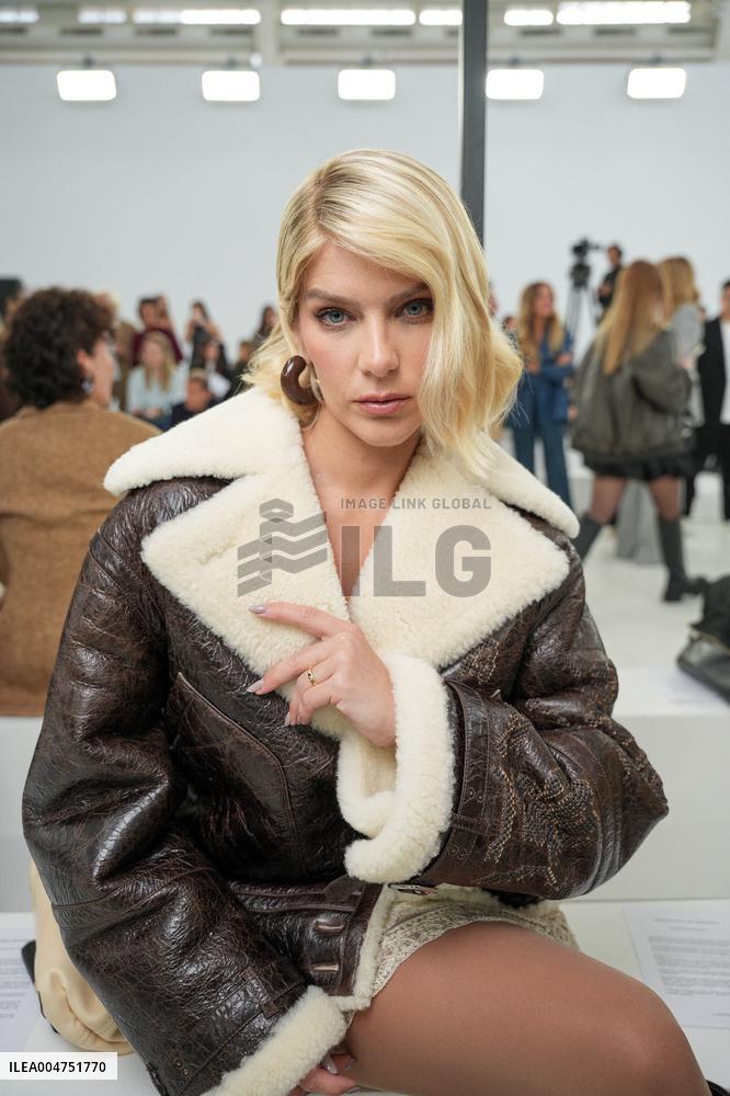 MFW - Guests At Ermanno Scervino Fashion Show