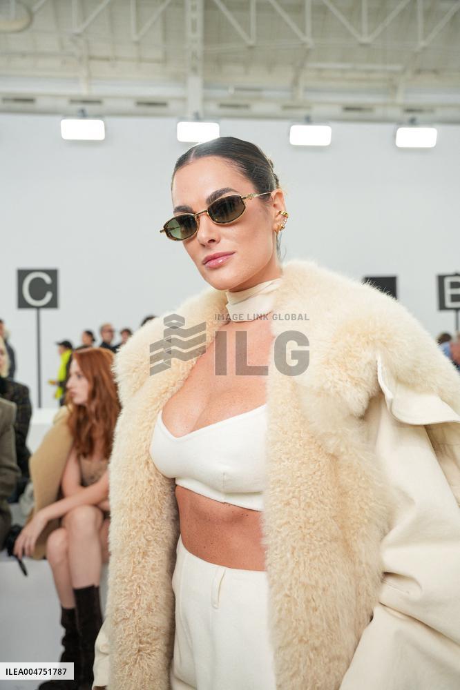 MFW - Guests At Ermanno Scervino Fashion Show