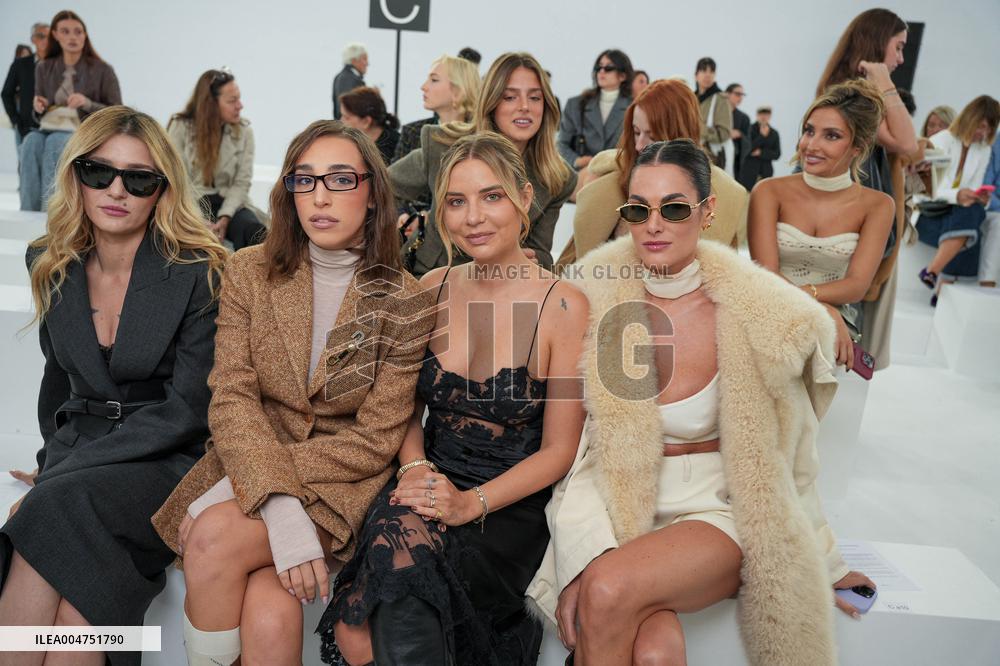 MFW - Guests At Ermanno Scervino Fashion Show