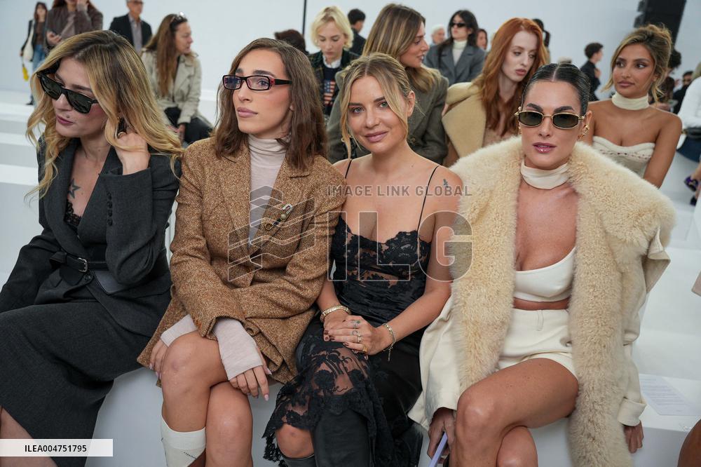 MFW - Guests At Ermanno Scervino Fashion Show