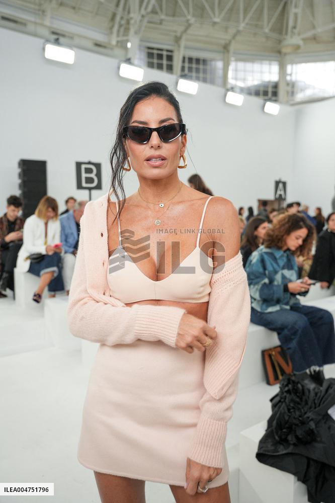 MFW - Guests At Ermanno Scervino Fashion Show