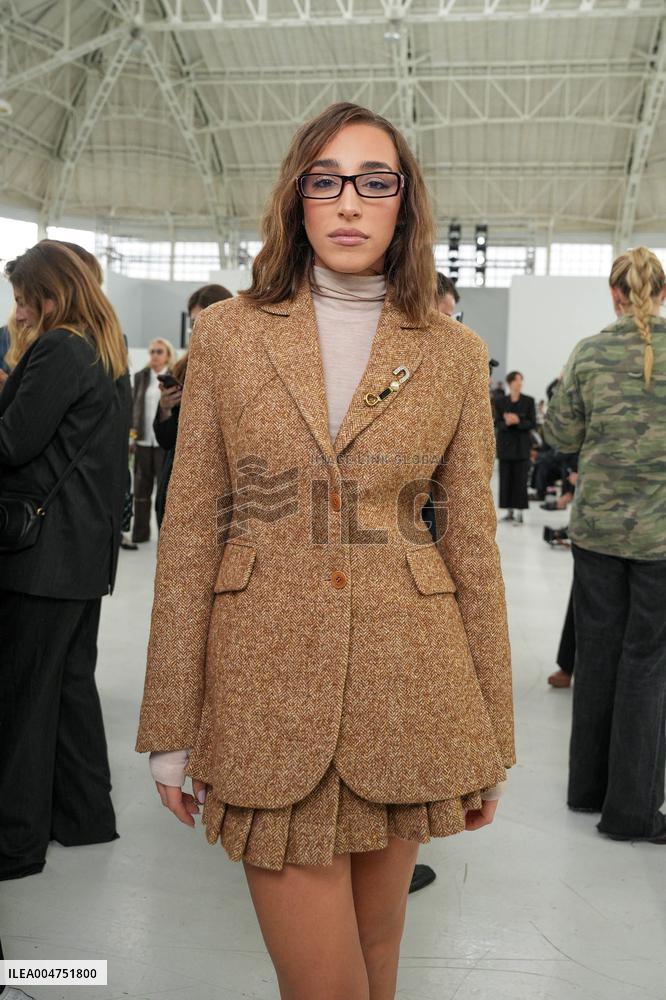 MFW - Guests At Ermanno Scervino Fashion Show