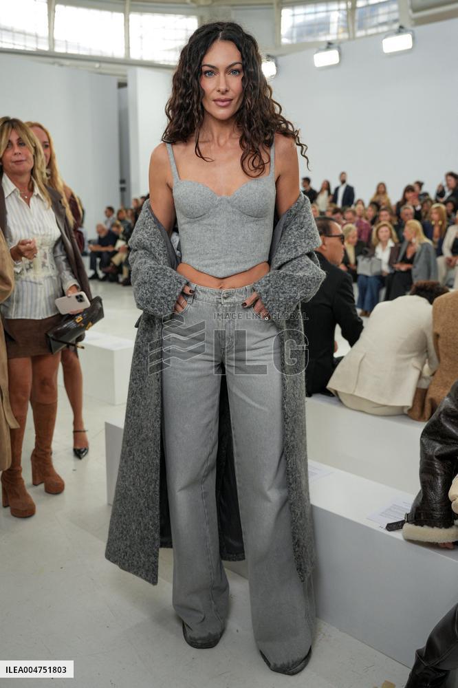 MFW - Guests At Ermanno Scervino Fashion Show