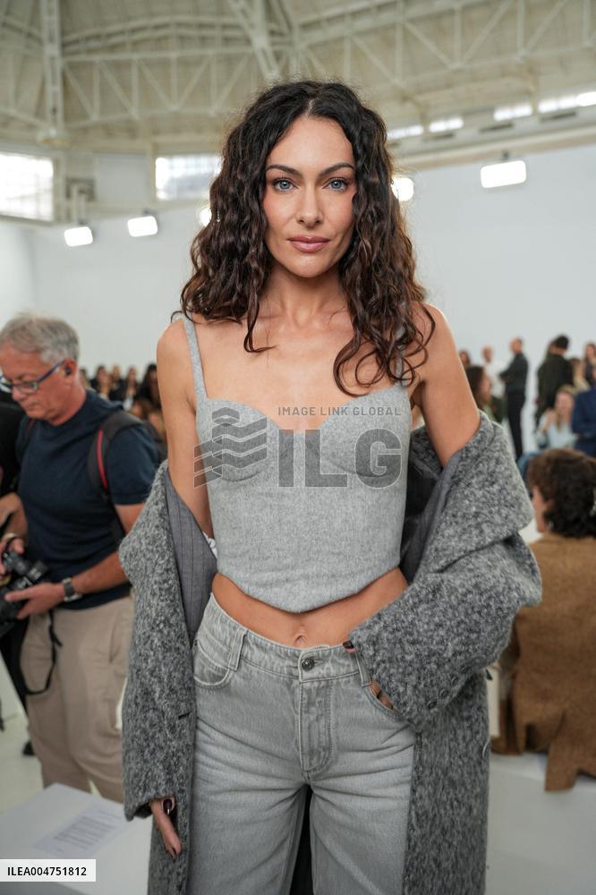 MFW - Guests At Ermanno Scervino Fashion Show