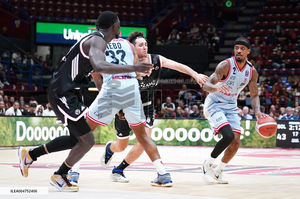 BASKET - Supercoppa Italiana - Semifinal - Virtus Olidata Bologna vs EA7 Emporio Armani Milano