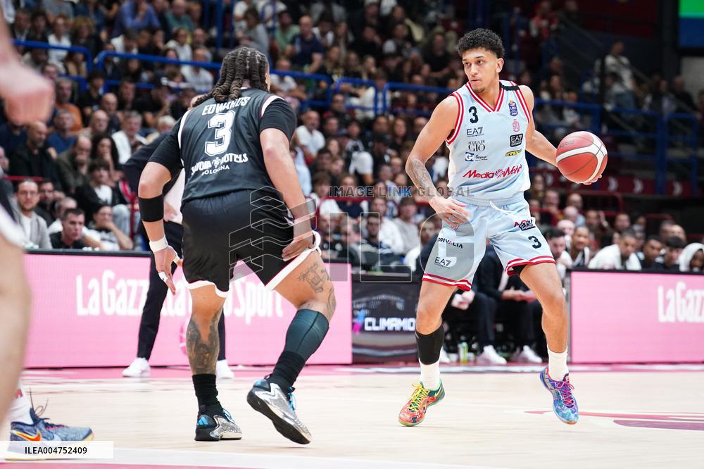 BASKET - Supercoppa Italiana - Semifinal - Virtus Olidata Bologna vs EA7 Emporio Armani Milano