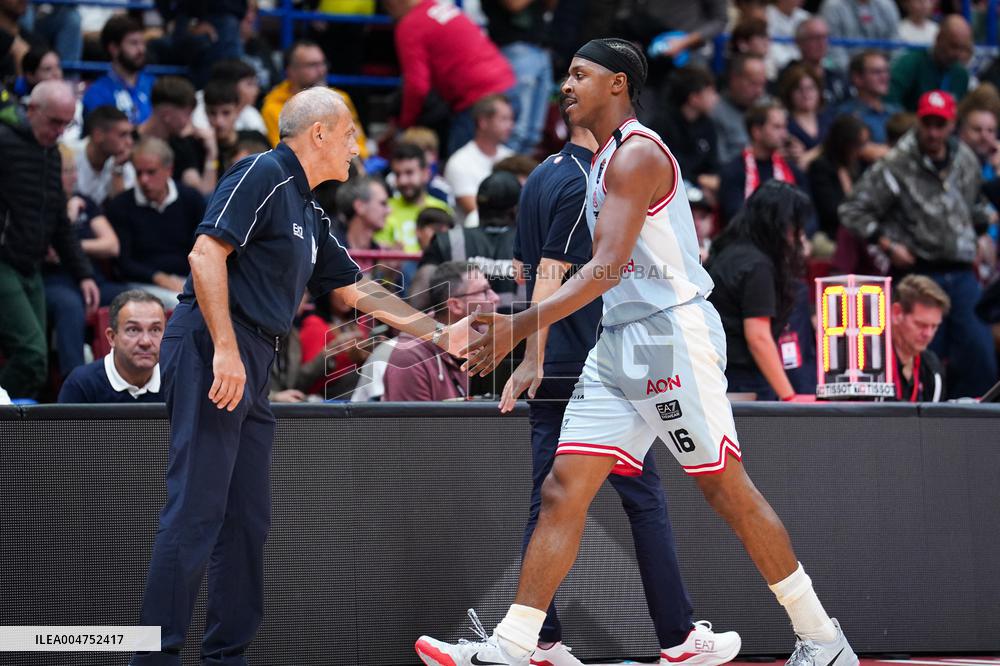 BASKET - Supercoppa Italiana - Semifinal - Virtus Olidata Bologna vs EA7 Emporio Armani Milano