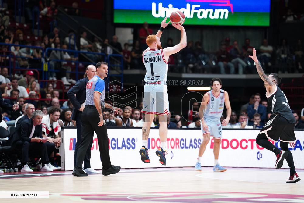 BASKET - Supercoppa Italiana - Semifinal - Virtus Olidata Bologna vs EA7 Emporio Armani Milano