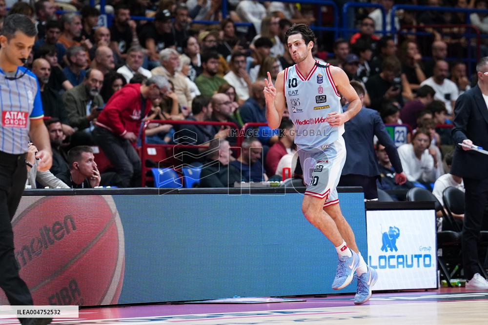 BASKET - Supercoppa Italiana - Semifinal - Virtus Olidata Bologna vs EA7 Emporio Armani Milano