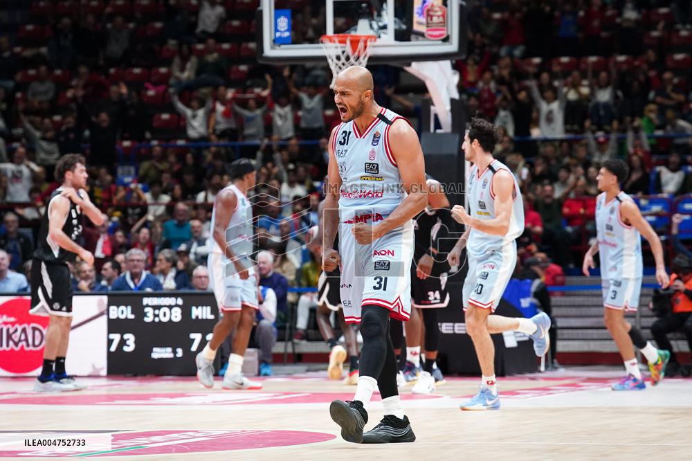 BASKET - Supercoppa Italiana - Semifinal - Virtus Olidata Bologna vs EA7 Emporio Armani Milano