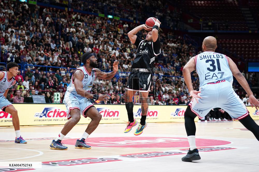 BASKET - Supercoppa Italiana - Semifinal - Virtus Olidata Bologna vs EA7 Emporio Armani Milano