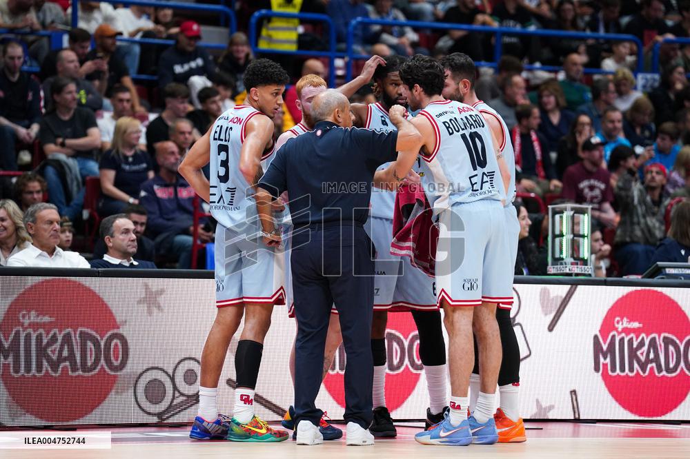 BASKET - Supercoppa Italiana - Semifinal - Virtus Olidata Bologna vs EA7 Emporio Armani Milano
