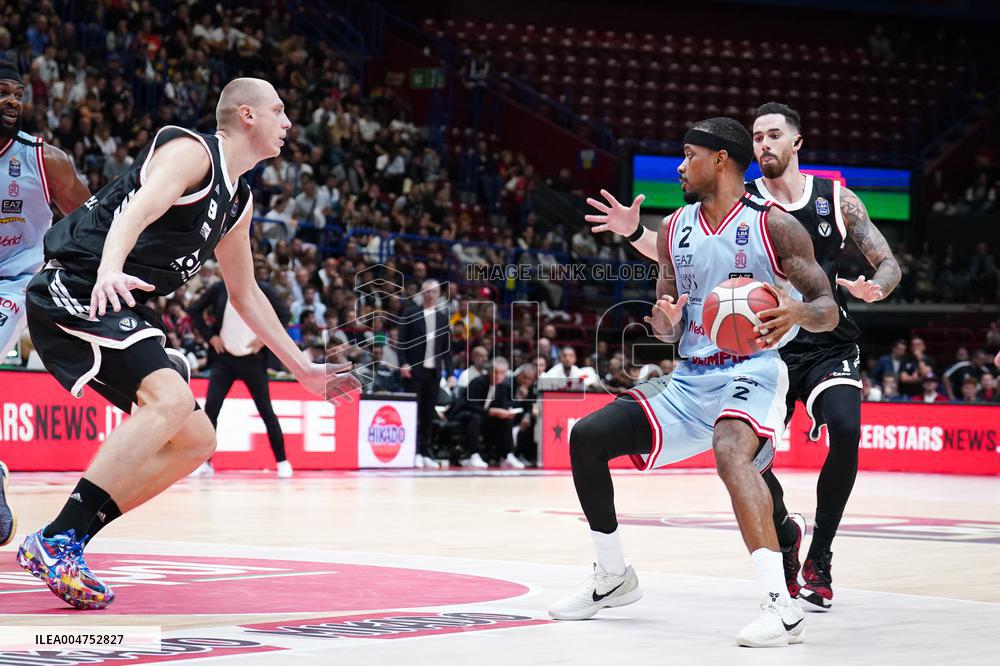 BASKET - Supercoppa Italiana - Semifinal - Virtus Olidata Bologna vs EA7 Emporio Armani Milano