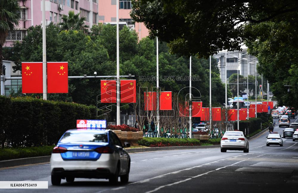Hang The National Flag To Welcome National Day