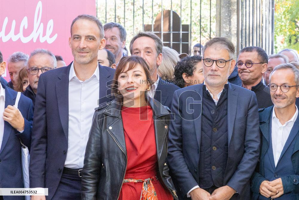 Left-Wing Meetings In Bram - France