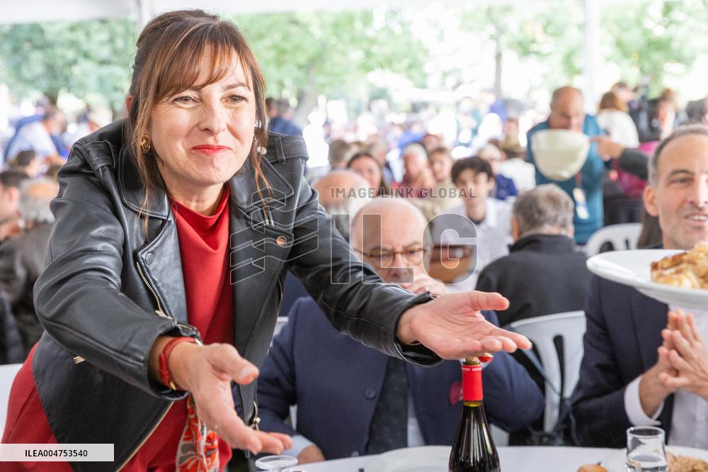 Left-Wing Meetings In Bram - France