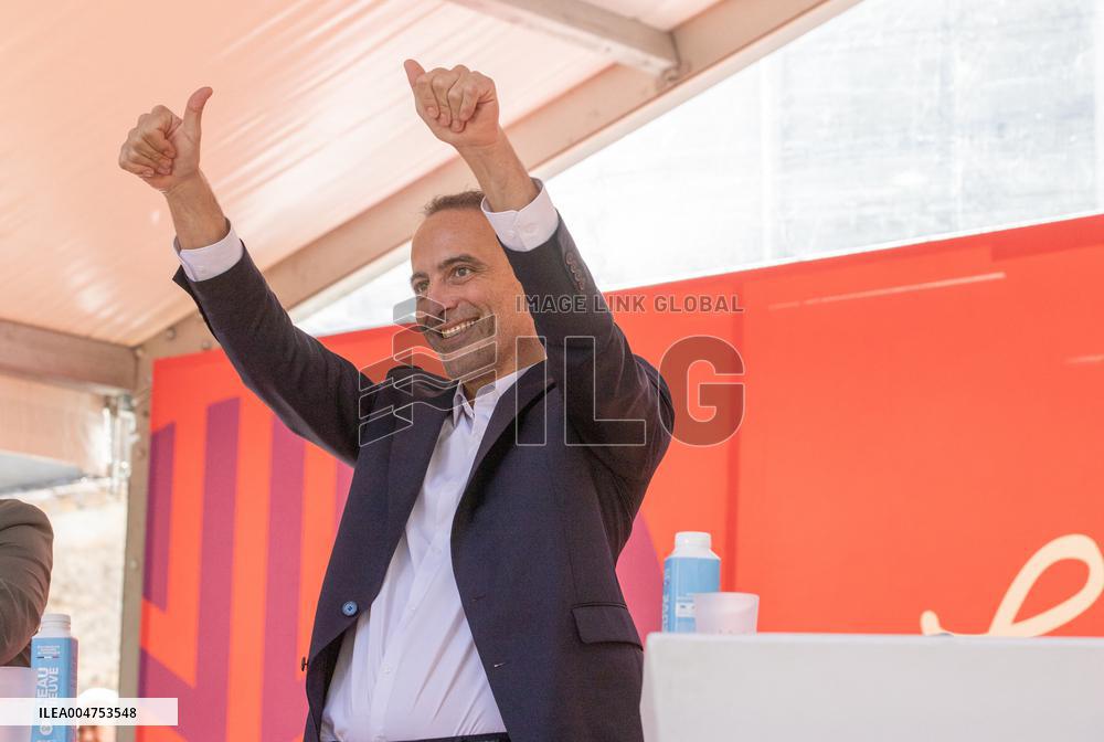 Left-Wing Meetings In Bram - France