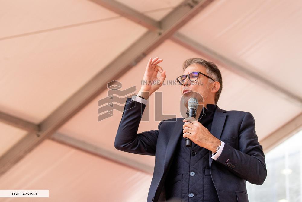 Left-Wing Meetings In Bram - France