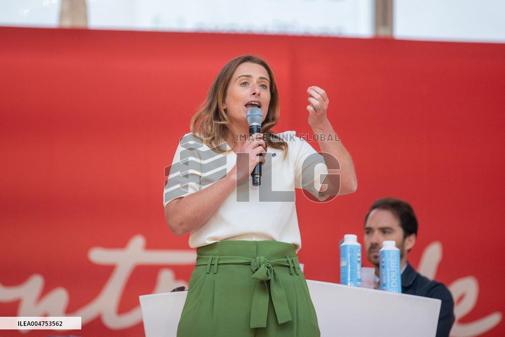 Left-Wing Meetings In Bram - France